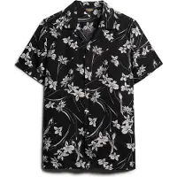 Superdry Camisa De Manga Curta Open Collar Print
