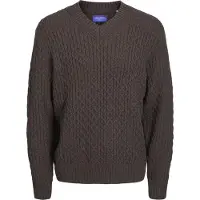 Jack & Jones Suéter Com Decote Em V Cosy Cable