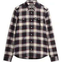 Superdry Camisa De Manga Comprida Merchant Linen Check