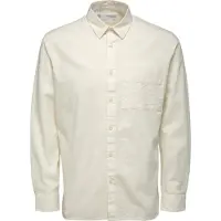 Selected Camisa De Manga Comprida Regular Axel Seersucker