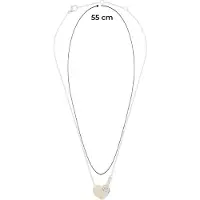 Tommy Hilfiger Decent steel Collana with bicolor heart 2780878