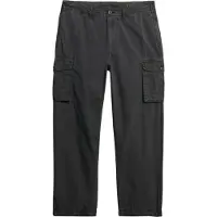 Superdry para homem. M7011389A Calças cargo leves Parachute preto (34/32), Casual, Algodão