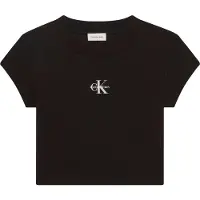 Calvin Klein Jeans Camisa preto / branco