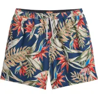 Superdry para homem. M3010242A Fato de banho multicolorido com estampado havaiano (M), Beachwear, Polister Reciclado, Sustentável