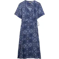 Superdry Vestido De Manga Curta Printed Wrap