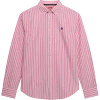 Superdry Blusa rosa / branco