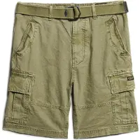 Superdry para homem. M7110434A Calções de treino Verde forte (28), Casual, Algodão