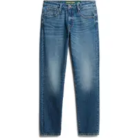 Superdry para homem. M7010888A Calças de ganga slim vintage azuis (32/34), Azul, Casual, Algodão, Denim