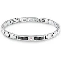 Maserati Steel Bracciale da uomo Ceramic JM224ATZ40