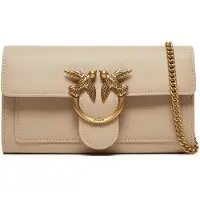 Pinko Clutches 'LOVE ONE' bege