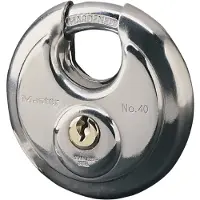 Master Lock Cadeado Redondo Aço Inoxidável