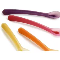 Suavinex Cucchiaio in silicone — Accessorio svezzamento
