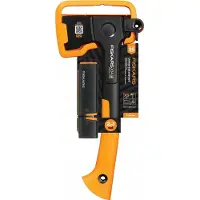Fiskars X14 Universal Axe Set F1075432 machado de mão + afiador de machado