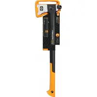 Fiskars X28 Splitting Axe Set 1075433 machado de rachar + afiador de machado