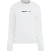 GUESS Sweatshirt preto / branco