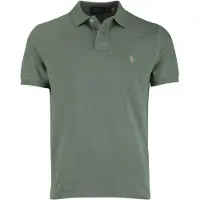 Ralph Lauren para homem. 710680784439 O icônico polo de piqué verde (M), Casual, Algodão, Manga curta
