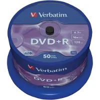 Verbatim Dvd+r 4.7gb Unidades 16x 50