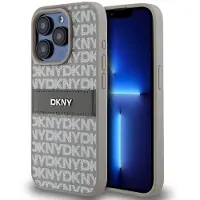 DKNY Capa De Telefone Dkhcp14xprthsle Iphone 14 Pro Max 6.7 Bezowy Leather Mono Stripe