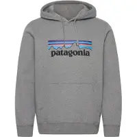Patagonia - Sweats - M's P-6 Logo Uprisal Hoody Gravel Heather para Homem - Tamanho S - Cinzento