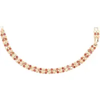 Faina Pulseira ouro rosa / laranja