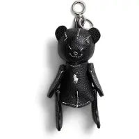 Ralph Lauren para mulher. 427P13276003 Adorno Polo Bear de pele para bolsa preto (OSFA), Casual