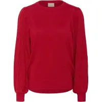 Kaffe Pullover vermelho
