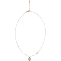Faina Colar ouro rosa / transparente
