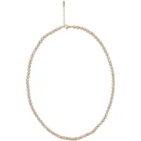NAEMI Colar ouro rosa / transparente
