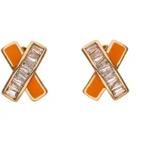 NAEMI Brincos ouro / laranja