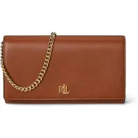 Ralph Lauren para mulher. 432980206002 Saco de tiracolo médio em pele castanha Adair II (OSFA), Marrom, Casual, Sapatos de Festa, Clá