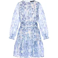 Faina Vestido azul / branco