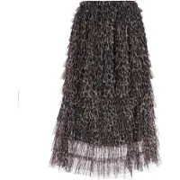 Faina Saia castanho / preto