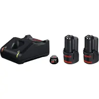 Bosch Powertools Professional Carregador E Bateria 2x 3.0ah Gal 12v-40