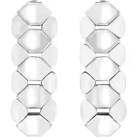 Breil Orecchini Stravaganti Acciaio Hexagonia Tj3635 — Orecchini