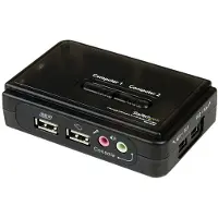 StarTech.com Switch Kvm Usb De 2 Portas Com áudio E Cabos