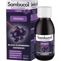 Sambucol Original Extrato de Sabugueiro Preto Suporta o Sistema Imunitário Xarope 120 ml