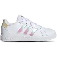 Adidas Sapatilha de desporto 'Grand Court 2.0' cor-de-rosa / prata / branco