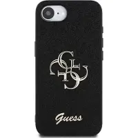 GUESS Capa De Telefone Pu Fixed Glitter 4g Metal Logo Iphone 16e
