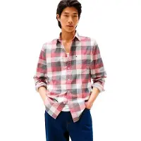 Tommy Hilfiger Camisa De Manga Comprida Corduroy Check Regular Fit