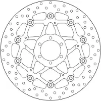Brembo Disco De Freio Dianteiro 78b40870