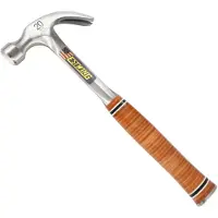 Estwing E16C Curved Claw Hammer EWEE16C Stacked Leather Grip. martelo de carpinteiro 454 gramas