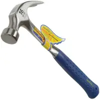 Estwing E3-16C Nail Hammer 02-40E3016C Shock Reduction Grip, martelo de carpinteiro 453 gramas