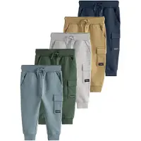 Next Calças navy / azul fumado / cappuccino / cinzento claro / verde escuro