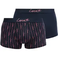 Emporio Armani para homem. EM001014_AF19049 Conjunto 2 Boxers Valentine navy (M), Homewear, Algodão, Marinho