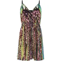 Faina Vestido ouro / vermelho