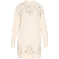 Usha Vestido de malha creme