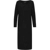 Dreimaster Klassik Vestido de malha preto