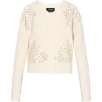 Usha Casaco de malha creme