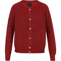 Dreimaster Klassik Casaco de malha vermelho escuro