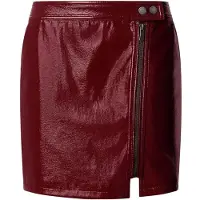 Pepe Jeans para mulher. PL9011898 Saia rubi cor de vinho (S), Casual, Sapatos de Festa, Poliéster, Borgonha